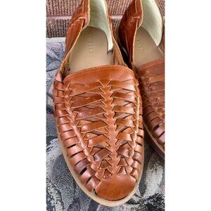 Nisolo Brown Woven Leather Men's Shoes